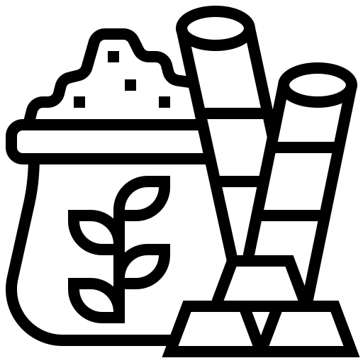 Commodities icon (black and white)